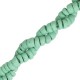 Coconut beads disc 6mm Green ash